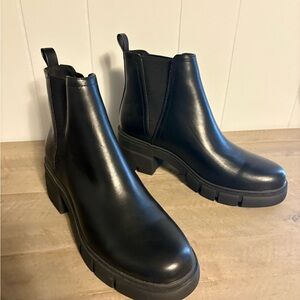 Amazon Black Heeled Boots